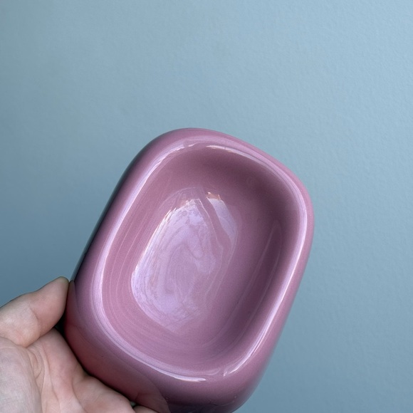 Vintage Bathroom Set Pink Toothbrush Holder Soap Dish Made in Taiwan - Picture 11 of 13